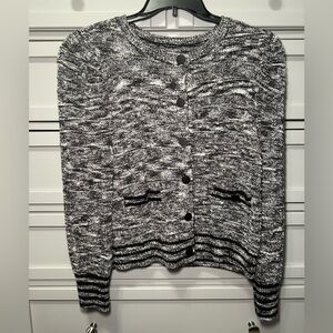 NWOT Nine West Black and White Cardigan